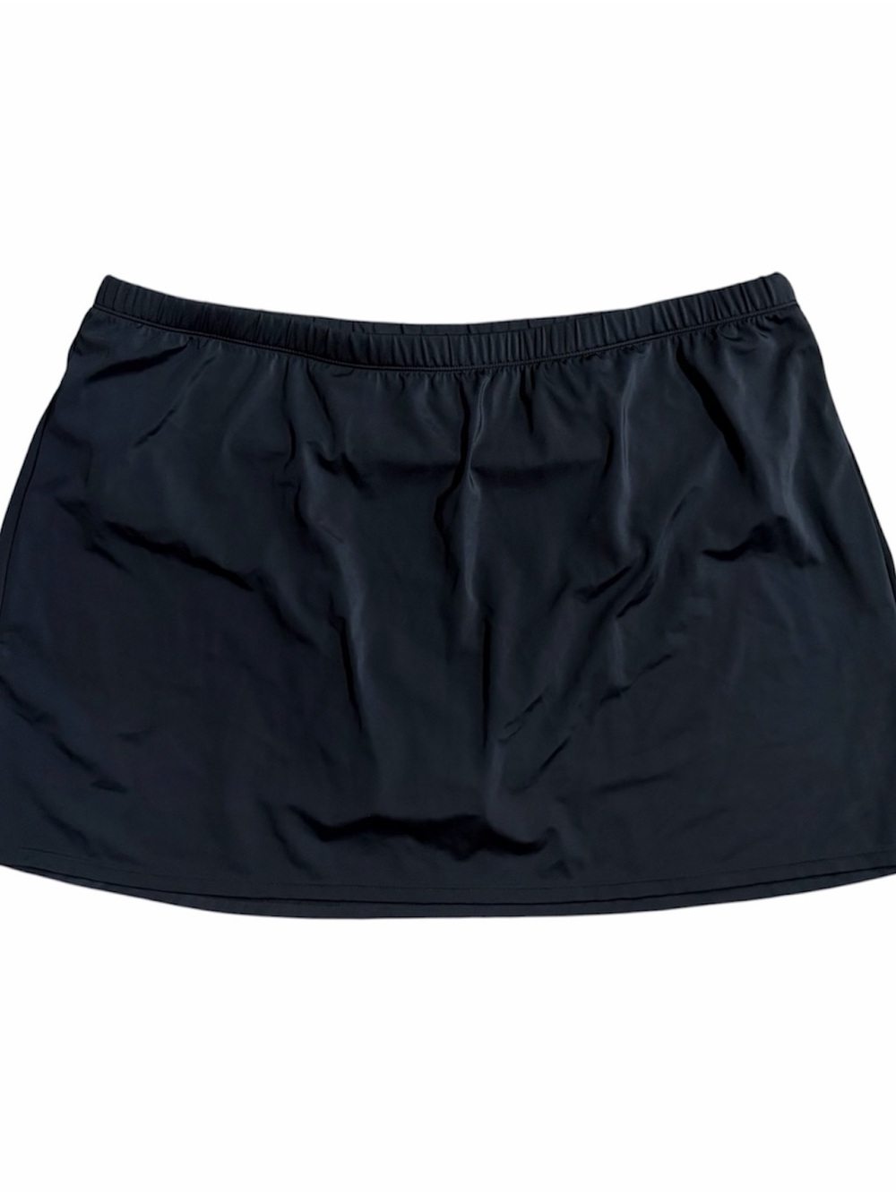 Solid Black Swim Skirt Swimsuits For All Size 22 NWT